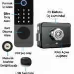 Dış Ortam Tutmalı Alüminyum Akıllı Kilit