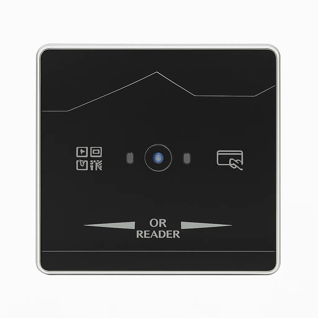 Duvar Montajlı Karekod & Mifare Kart Okuyucu