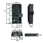 Metal Kartlı & Şifreli Dolap Kilidi
