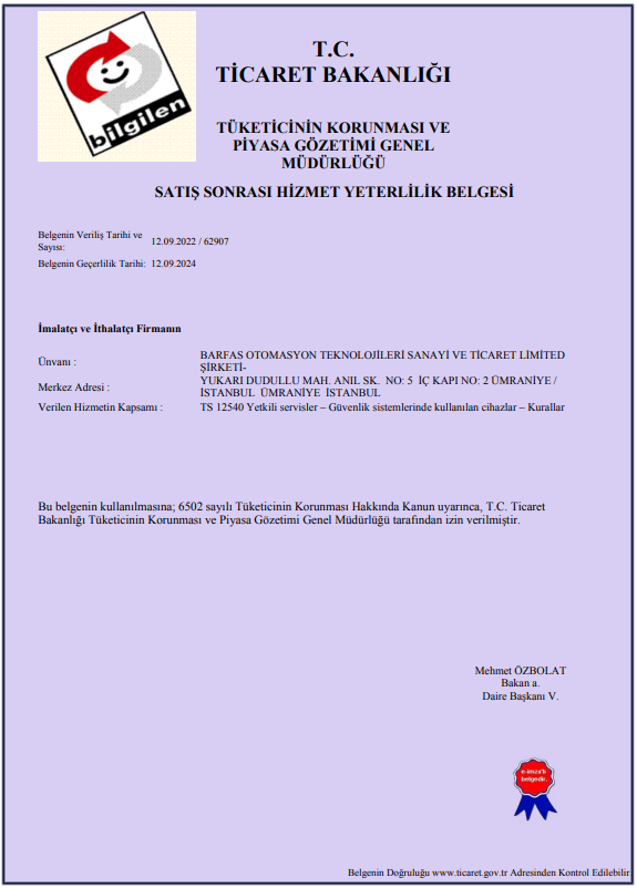 Satış Sonrası Hizmet Yeterlilik