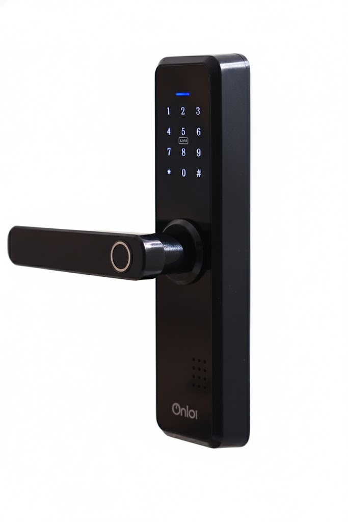 Akıllı Kapı Kilidi (Parmak izi / Şifre / Kart)