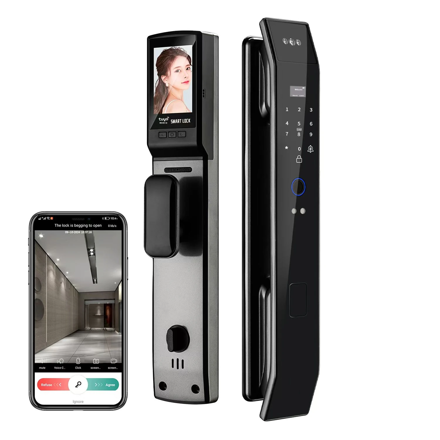 Yüz Tanımlama Özellikli Akıllı Kapı Kilidi