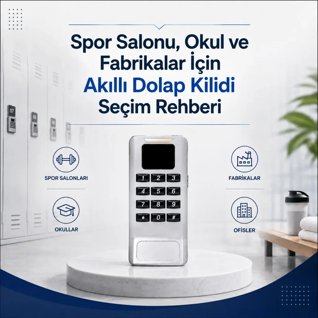 Spor Salonu, Okul ve Fabrikalar İçin Akıllı Dolap Kilidi Seçim Rehberi