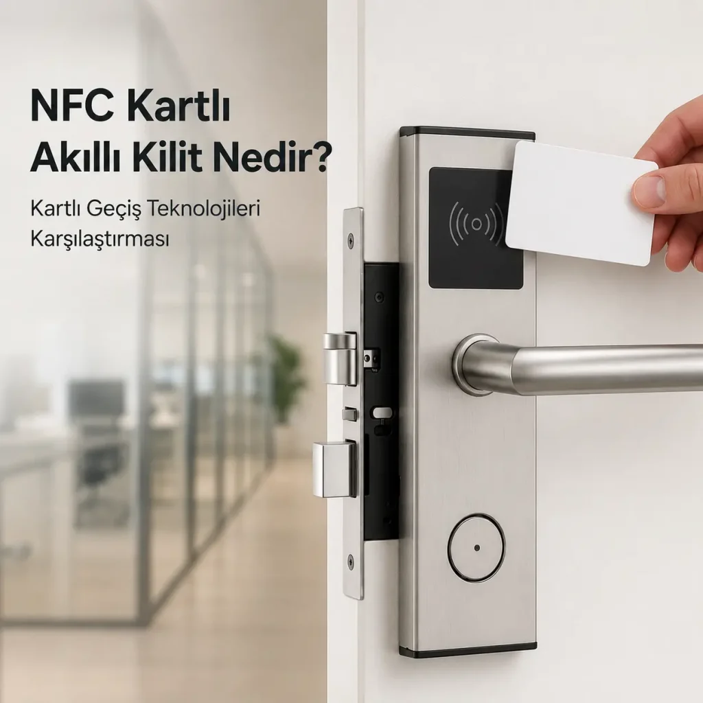 NFC Kartlı Akıllı Kilit Nedir? Kartlı Geçiş Teknolojileri Karşılaştırması